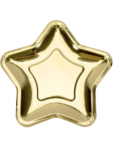 Pratos Estrela Dourados